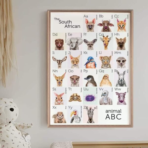 Animal Alphabet Print