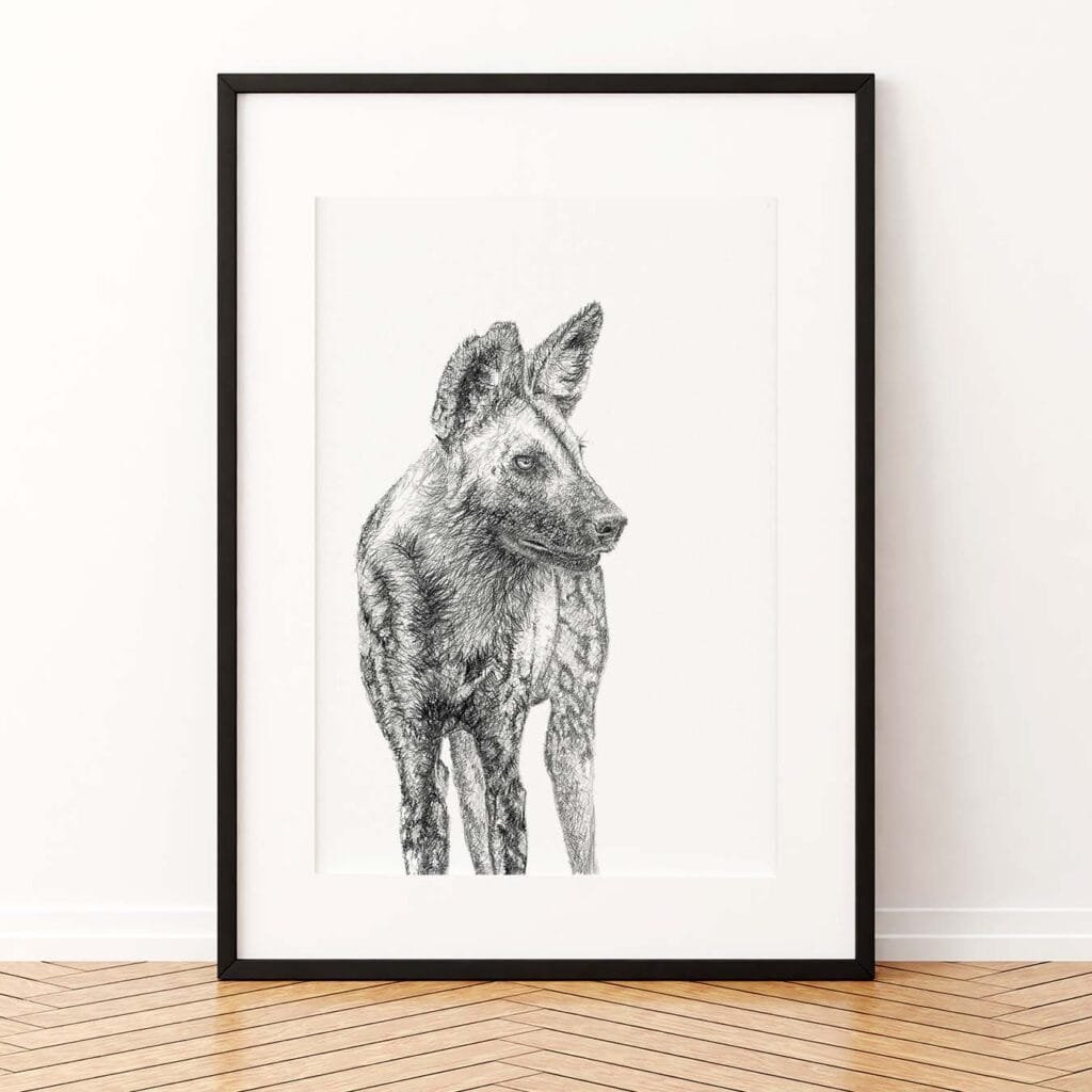 Wild Dog Art Print