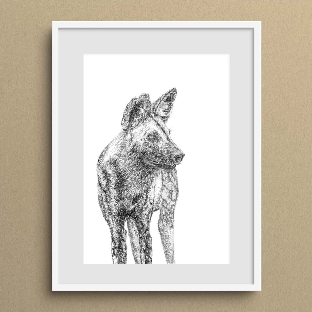 Wild Dog Art Print