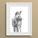 Wild Dog Art Print