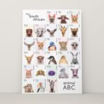 Animal Alphabet Art Print