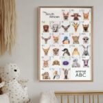 South African Animal ABC Print