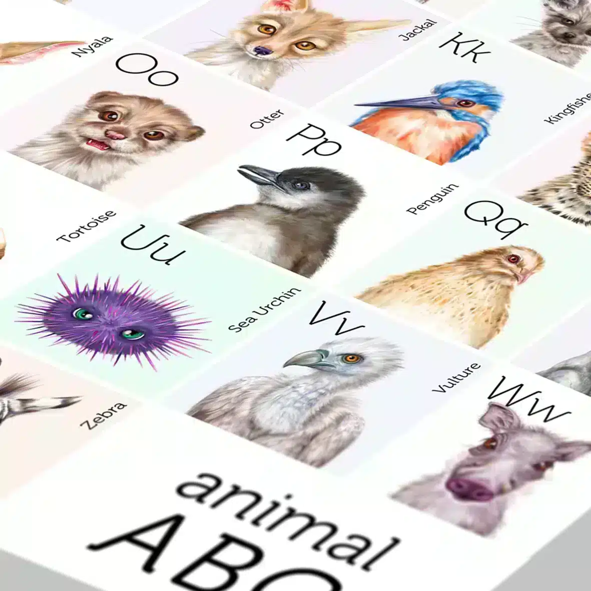 South African Animal Alphabet Print - Image 2
