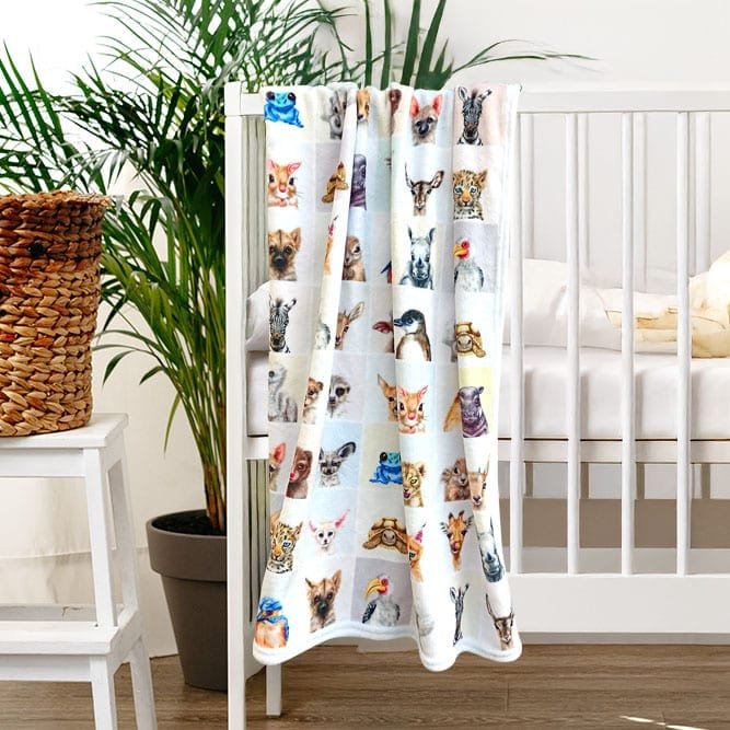 Cute Animal Fleece Blanket