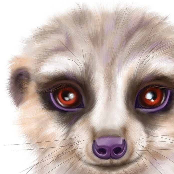 Baby Meerkat Art Print - Image 2