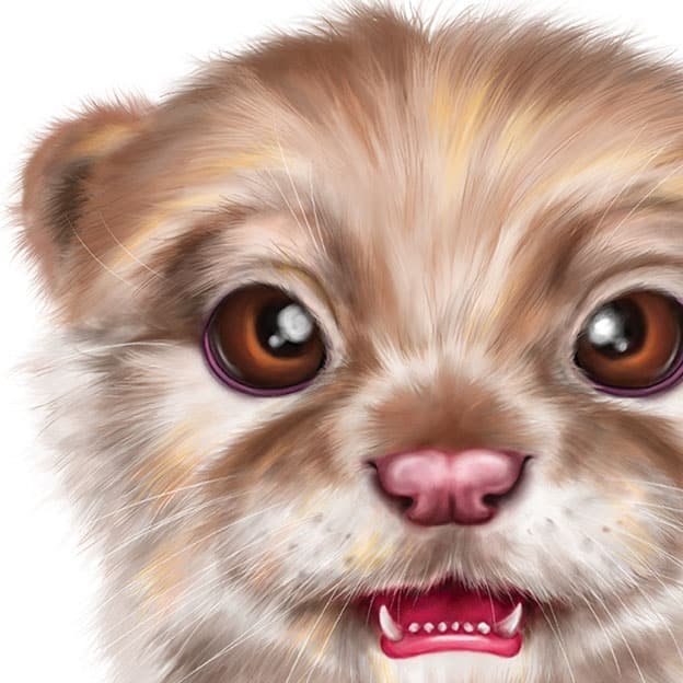 Baby Otter Art Print - Image 2