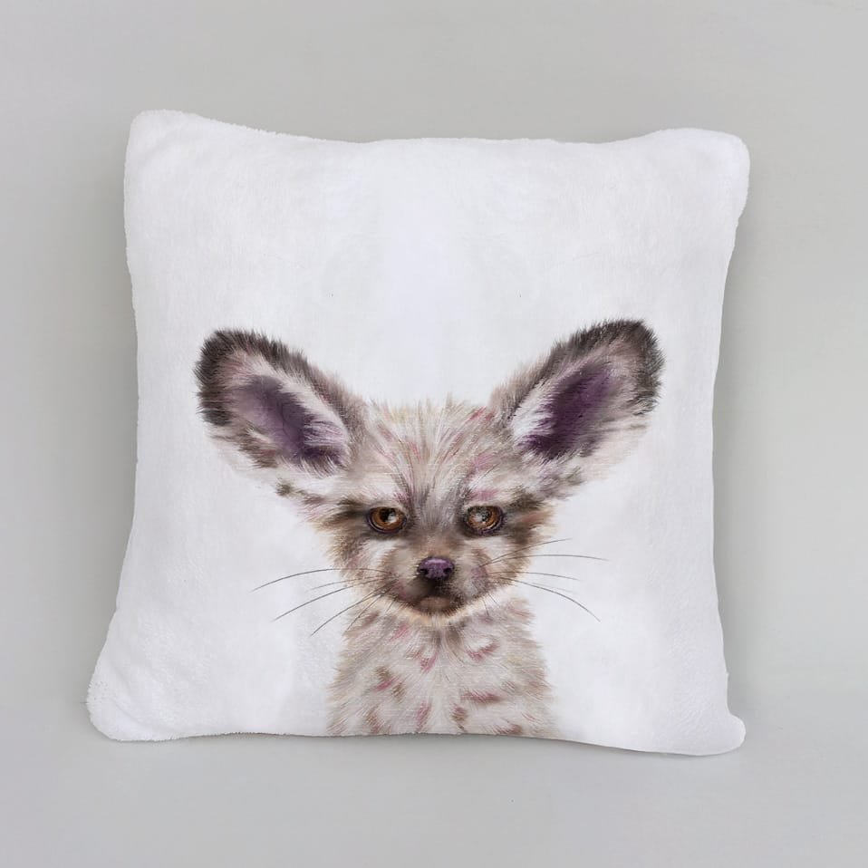 Baby Bat-eared Fox Scatter Cushion