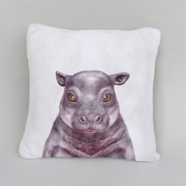 Baby Hippo Scatter Cushion