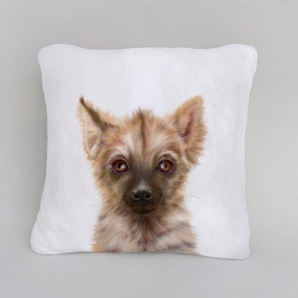 Baby Hyena Scatter Cushion