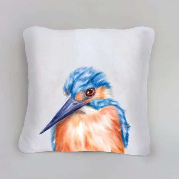 Baby Kingfisher Scatter Cushion