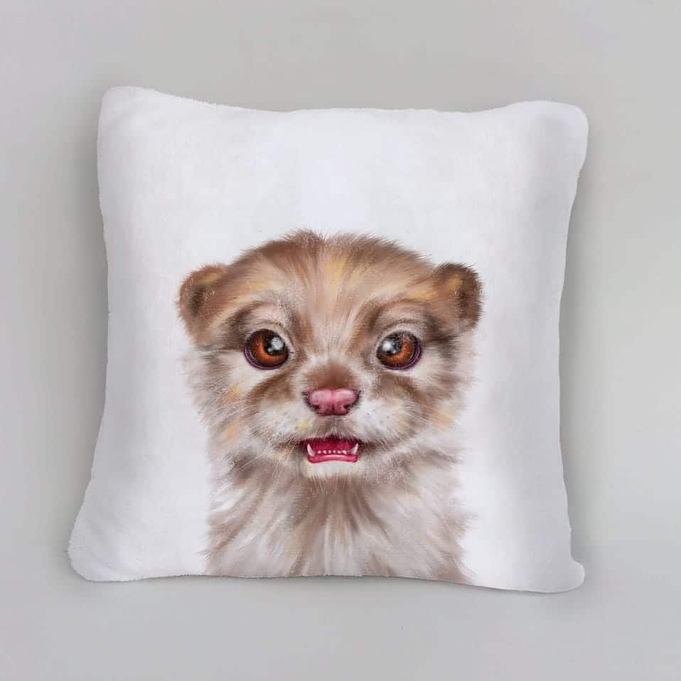 Baby Otter Scatter Cushion