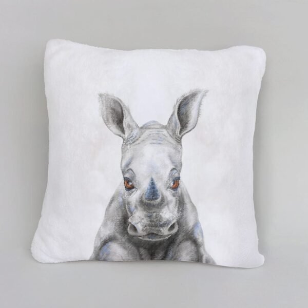 Baby Rhino Scatter Cushion