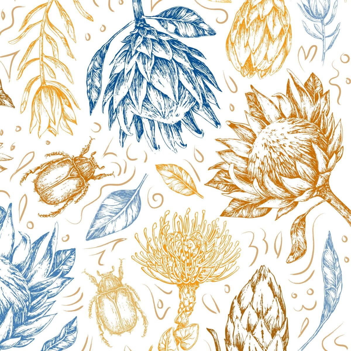 Protea Paper Placemat - Image 4