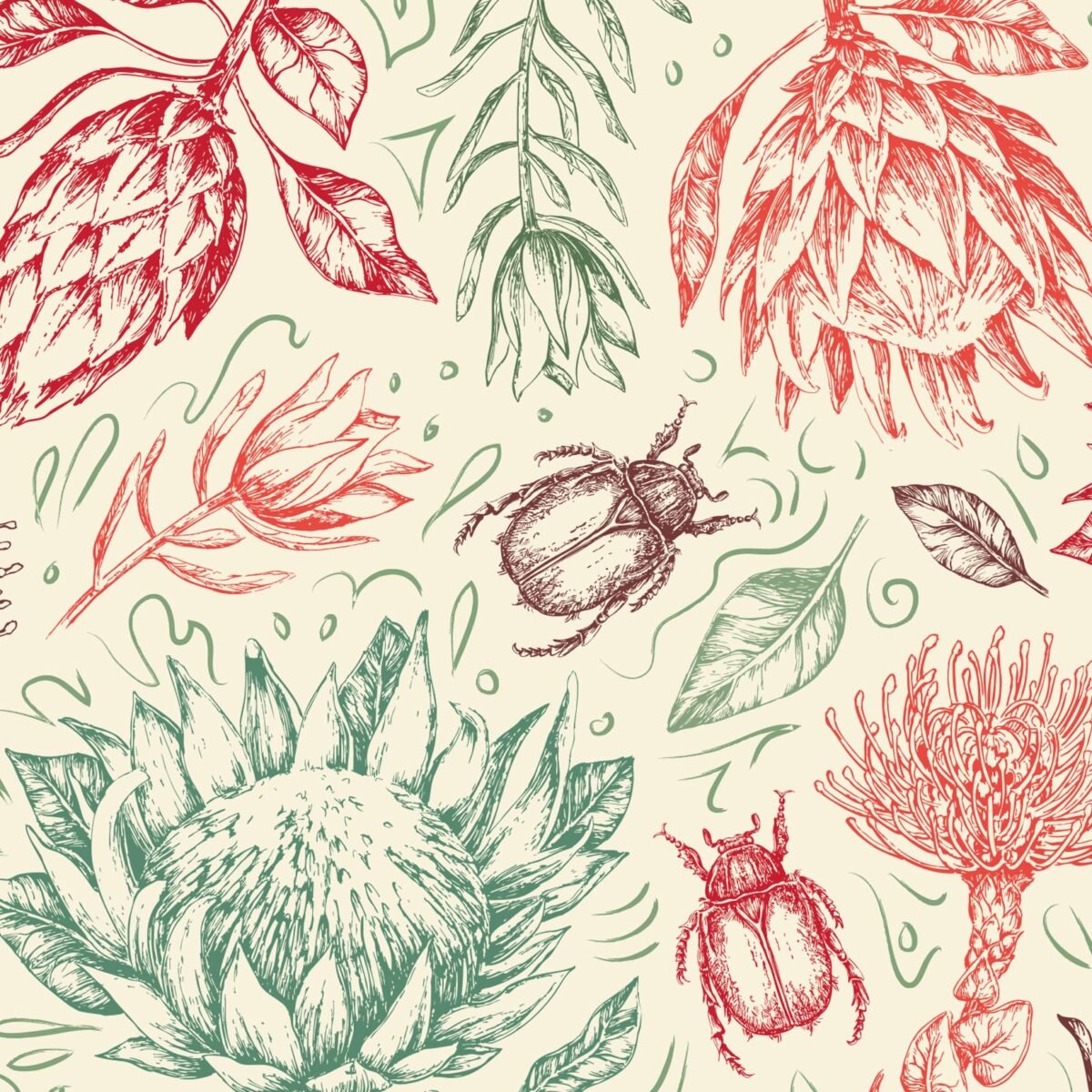 Protea Paper Placemat - Image 6