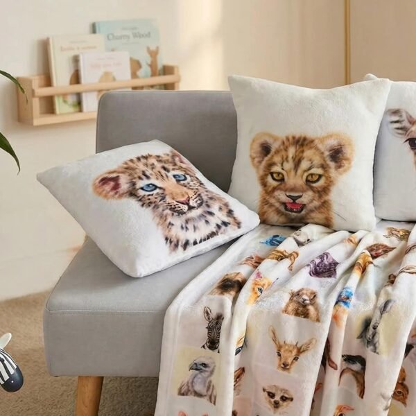 Animal Baby Blanket & Cushions